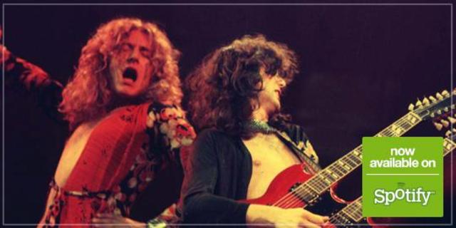 Led Zeppelin Now On Spotify!