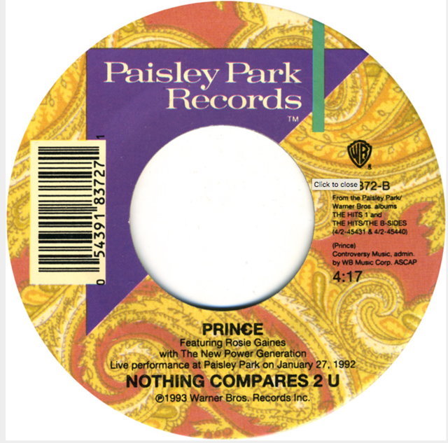Single Stories: Prince, “Nothing Compares 2 U”